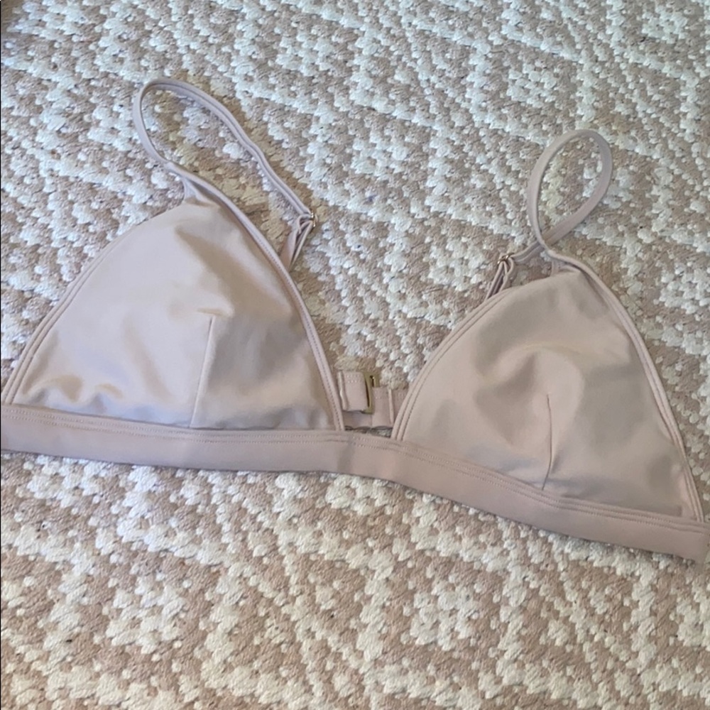 Nude bikini top